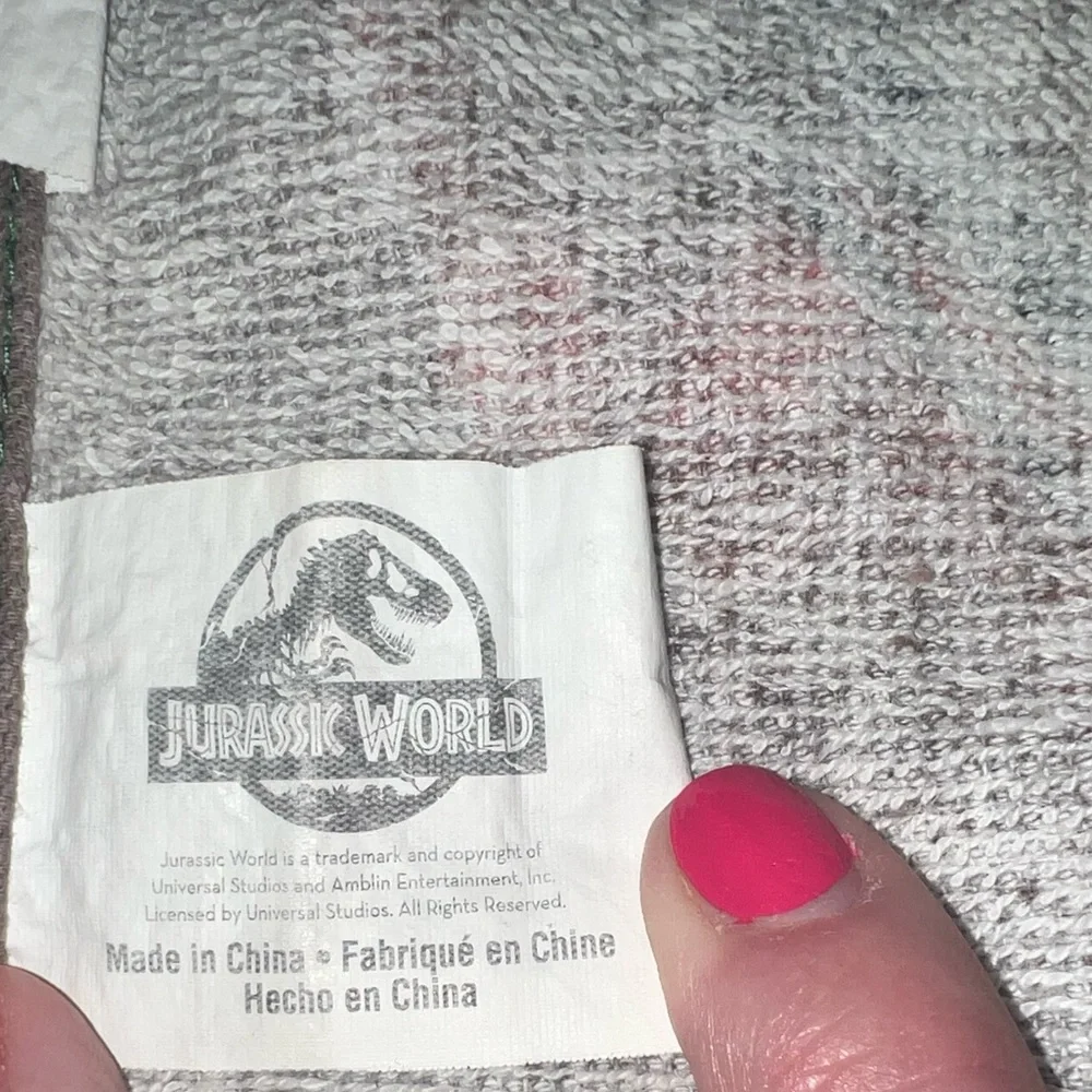 Vintage Jurassic World Park Beach Bath Towel Movie Dinosaurs